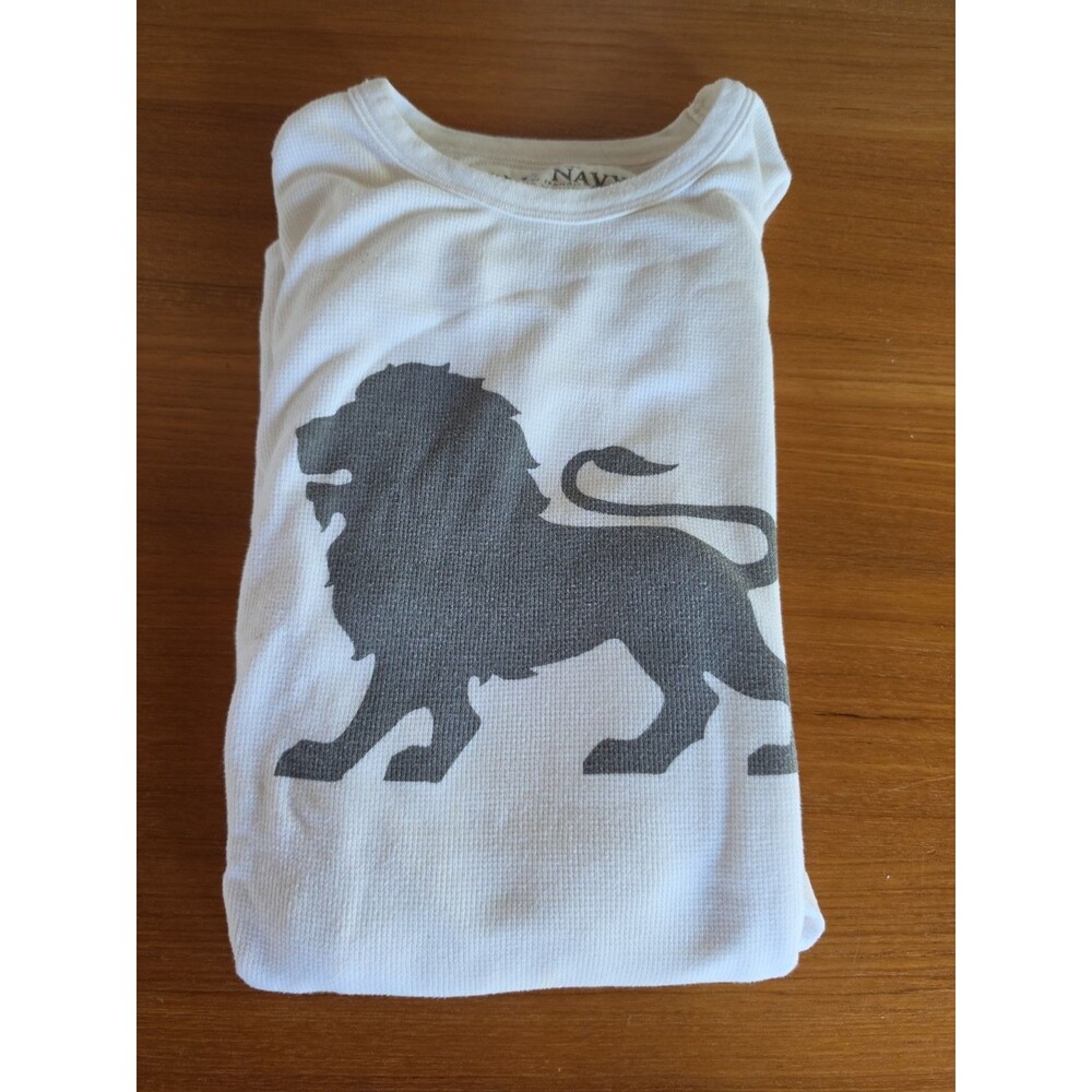Old Navy Men's Lion Long Sleeve Top Size XXL READ Description